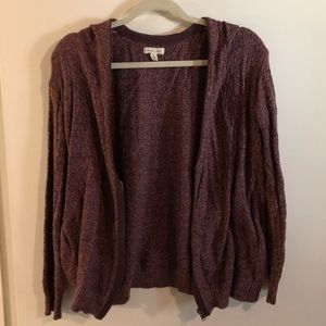 Urban Outfitters Purple Zip Up Cardigan Small